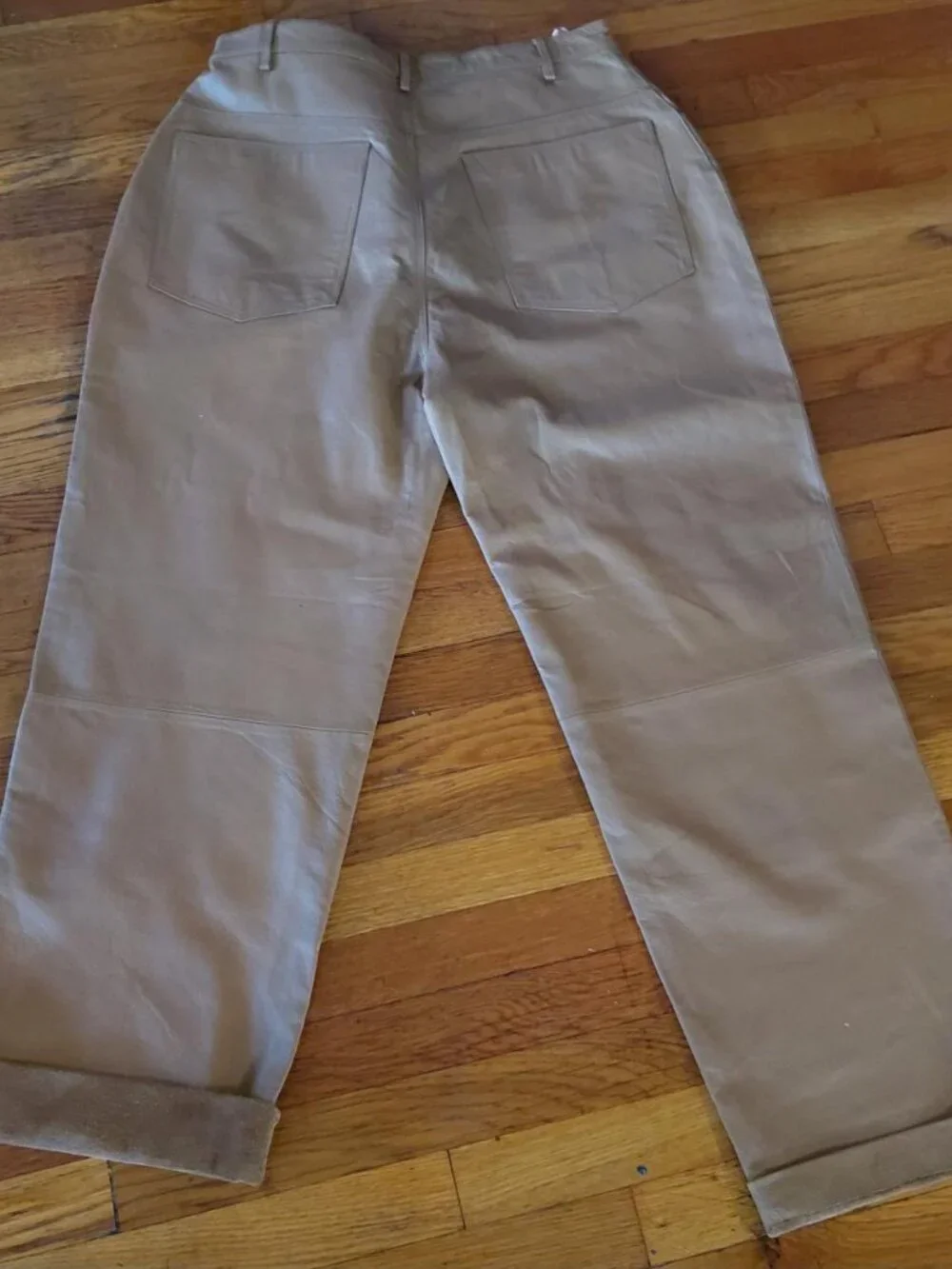 Rodelli Uomo Tan Leather Pants